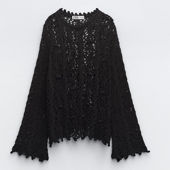 Zara openwork knit sweater - Picture 8 of 8